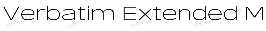Verbatim Extended Me字体转换